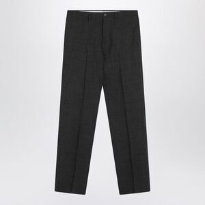 Prada Anthracite Grey Wool Trousers Men